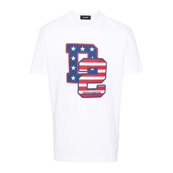 Dsquared2 White Cotton T-Shirt - NWT